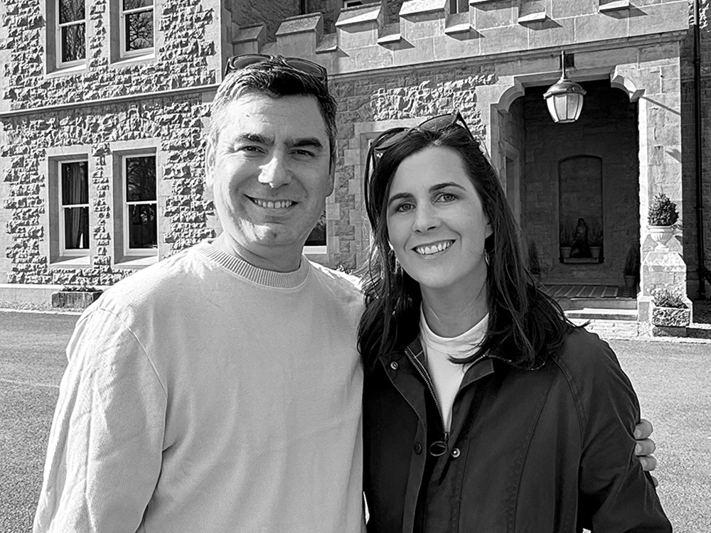 Sarah-and-Brian-BW Sarah and Brian